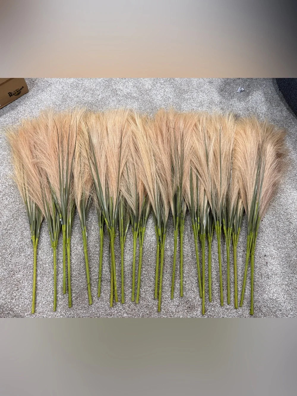 Pampas Wheat Grass Spray - Tan Artificial